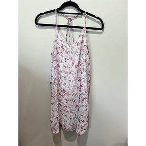 Floral ‘Aqua’ Red, White, And Blue Sun Dress